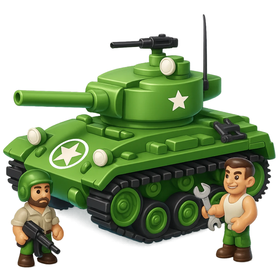 Realistické konstrukční stavebnice