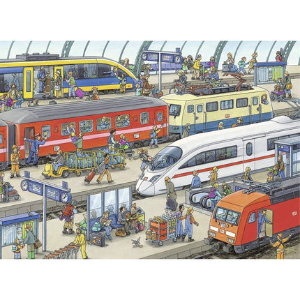 Ravensburger Puzzle: Železniční stanice 60 dílků