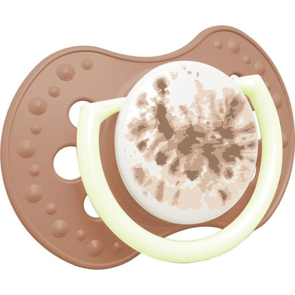 Dudlík silikonový dynamický Tie Dye 3 - 6m 2 ks holka