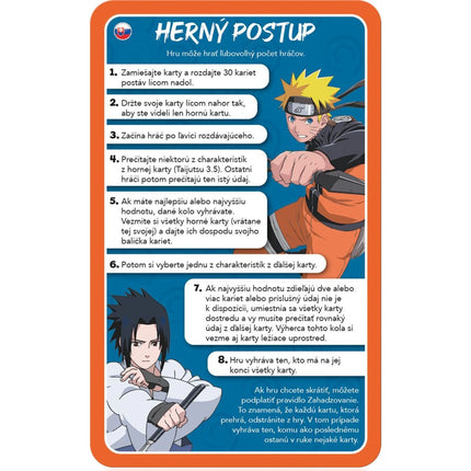 Top Trumps Collectibles Naruto cs a SK verze