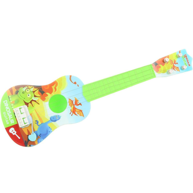 Plastová kytara dinosuaři