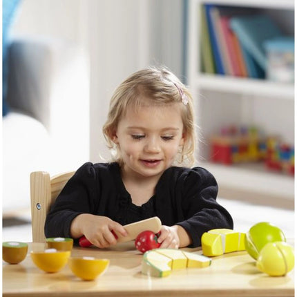 Melissa & Doug Kuchyňský set ze dřeva Krájení ovoce