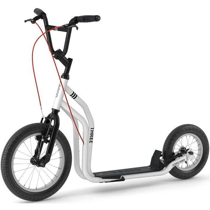 Koloběžka Numbers Three white