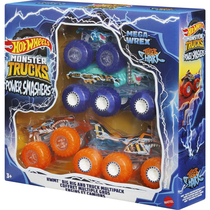 Hot Wheels Monster Trucks Power Smashers Tahač a truck