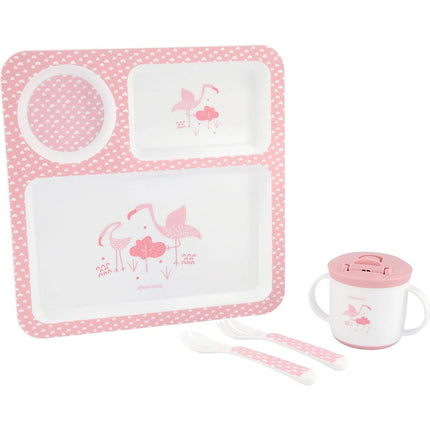 Jídelní sada 4-dílná Flamingo