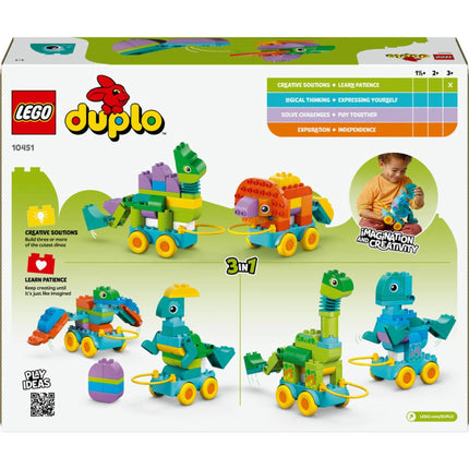 LEGO® DUPLO® 10451 3 v 1: Dinosauři na kolečkách