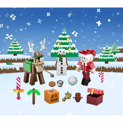 Minecraft Adventní kalendář 24 okének