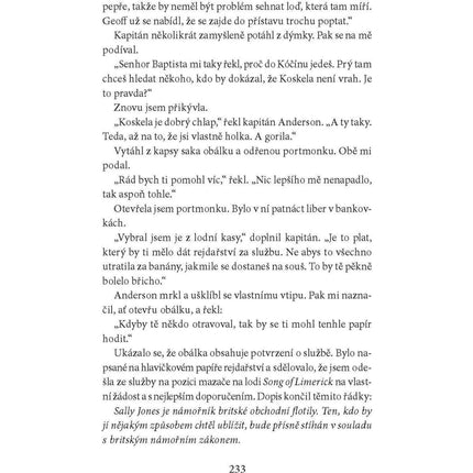 Sally Jones a dopis od mrtvého