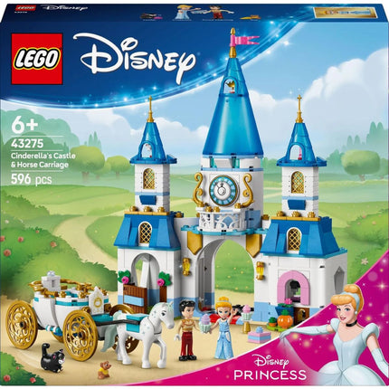LEGO® Disney Princess™ 43275 Popelčin zámek a koč s koňmi
