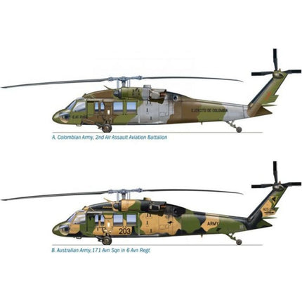 Model Kit vrtulník 1328 UH-60 MH-60 Black Hawk Night Raid 1:72