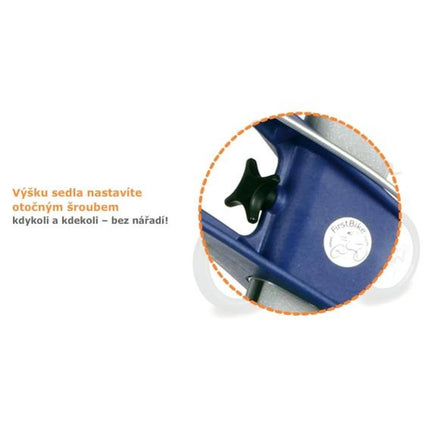 First Bike Odrážedlo Cross orange s brzdou