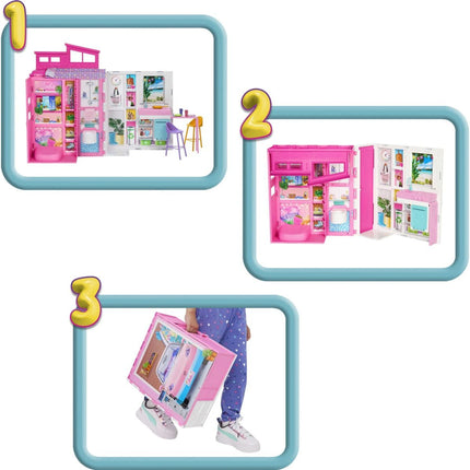 Barbie Domek s panenkou HRJ77