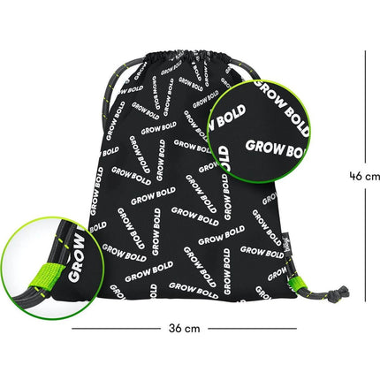 Sáček na obuv Grow Bold černý