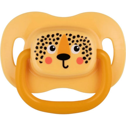 Set symetrických silikonových dudlíků BabiesBoo 0 - 6m 2 ks oranžový