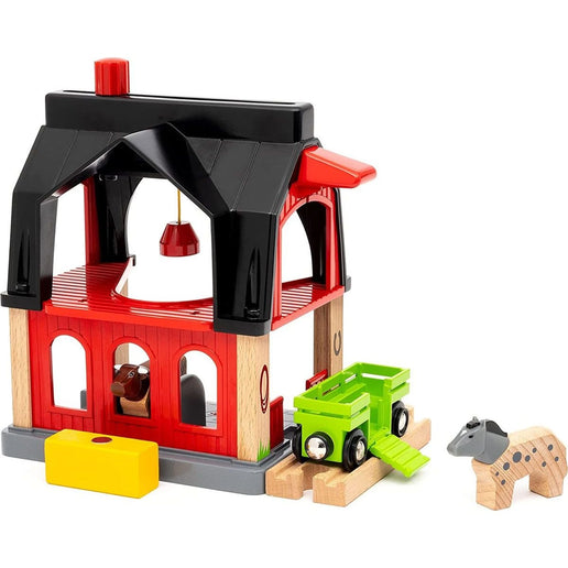 BRIO World Stáj pro zvířata 36012