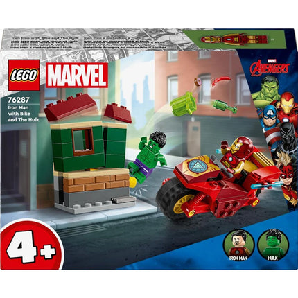 LEGO® Marvel 76287 Iron Man s motorkou a Hulk
