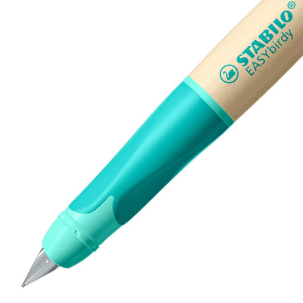 STABILO EASY birdy Timber Ergonomické plnicí pero pro praváky - zelená vč. bombičky