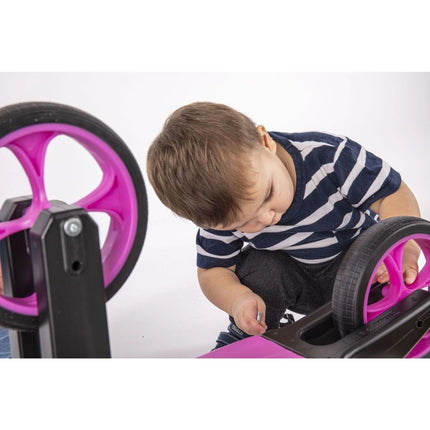 Odrážedlo Funny Wheels Rider SuperSport fialové 2 v 1