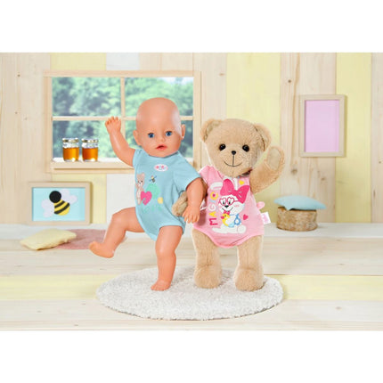 BABY born Medvídek modré oblečení