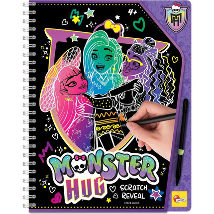 Vyškrabávací omalovánky objetí - Monster High