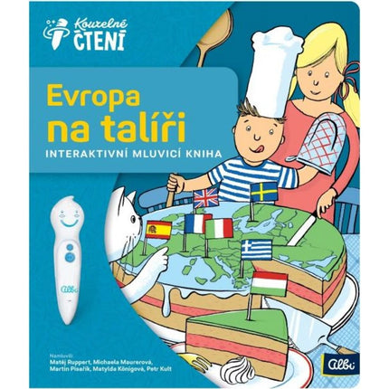 Kouzelné čtení Kniha Evropa na talíři