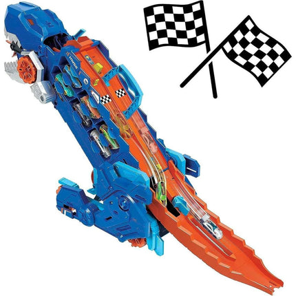 Hot Wheels City T-Rex tahač se světly a zvuky