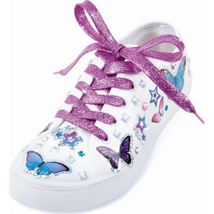 Dekorativní samolepky na boty Butterfly Bling