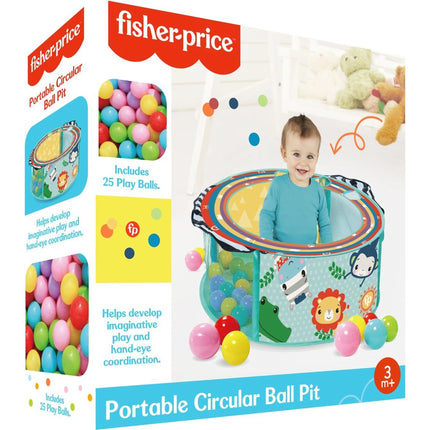 Fisher-Price Kulatá ohrádka s míčky 25 ks