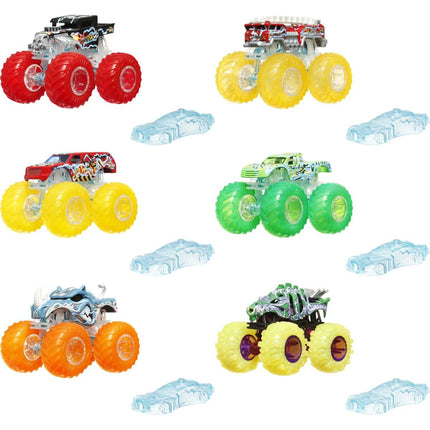 Hot Wheels Monster Trucks Power Smashers Truck hasič žlutá kola