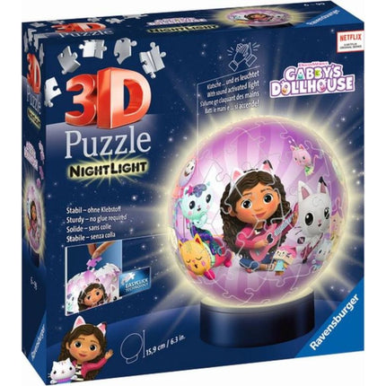 Puzzle Ball Gábinin kouzelný domek 72 dílků noční edice