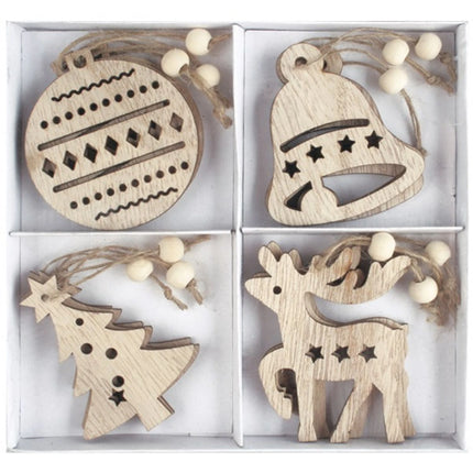 Dekorace mix motivů na zavěšení 12 ks v krabičce