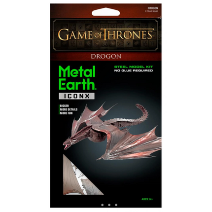 Metal Earth 3D puzzle Hra o trůny: Drogon (ICONX) 56 ks