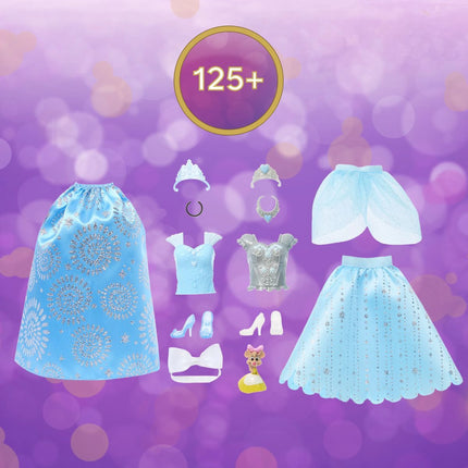 Panenka s královskými šaty a doplňky Popelka - Disney Princezny