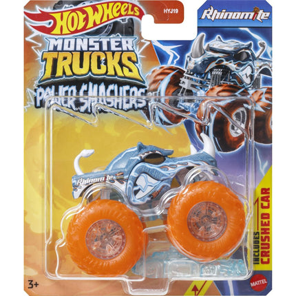 Hot Wheels Monster Trucks Power Smashers Truck oranžová kola