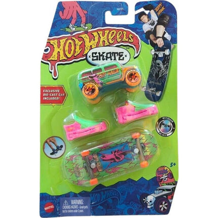 Hot Wheels Skates Sběratelská kolekce Fingerboard a boty Howlan and Rockster