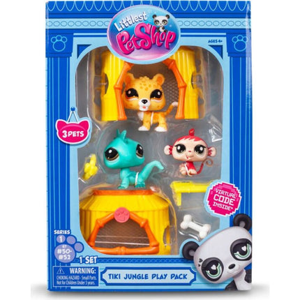 Littlest Pet Shop Balení 3 figurek Džungle