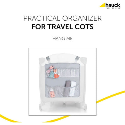 Hauck Organizér na postýlku nebo ohrádku Hang Me grey