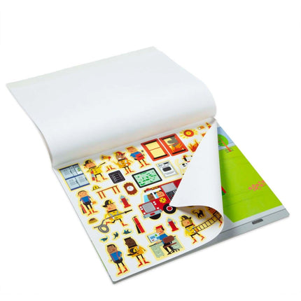 Melissa & Doug Blok s adhezními samolepkami Město