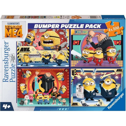 Ravensburger Puzzle: Já, padouch IV 4 x 100 dílků