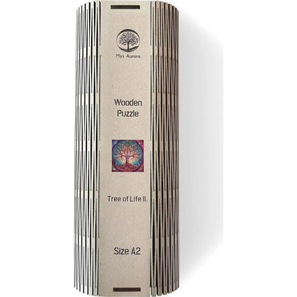 Dřevěné puzzle Strom života II. A2