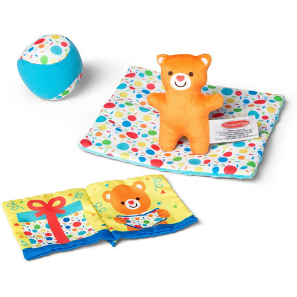 Melissa & Doug Dřevěná dárková krabička s překvapením