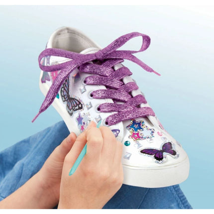 Dekorativní samolepky na boty Butterfly Bling