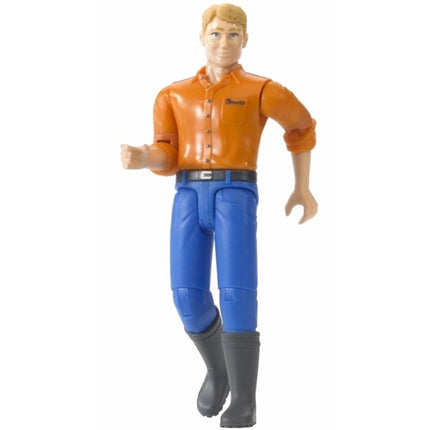 Bruder 02593 Land Rover s přepravníkem a mikrobagrem JCB