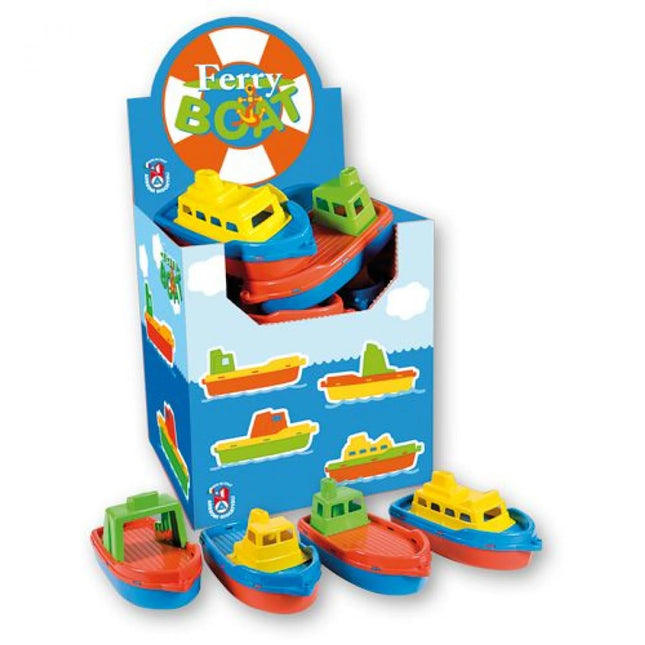 Lodička se zelenou kabinou 31 cm