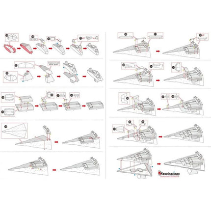 Metal Earth 3D puzzle Imperial Star Destroyer 43 ks - Hvězdné války