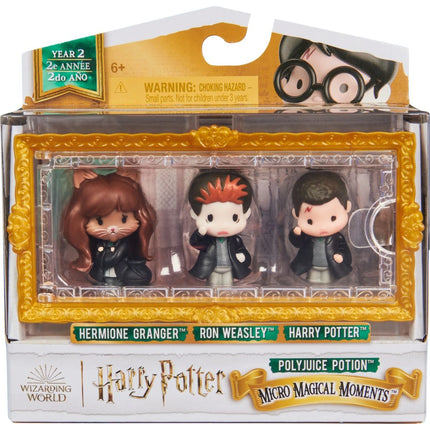 Trojbalení mini figurek Harry, Hermiona a Ron - Harry Potter