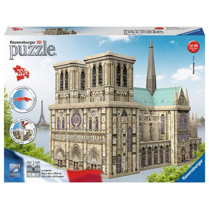 Ravensburger 3D Puzzle: Notre Dame 324 dílků