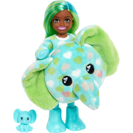 Barbie Cutie Reveal Chelsea džungle slon HKR13