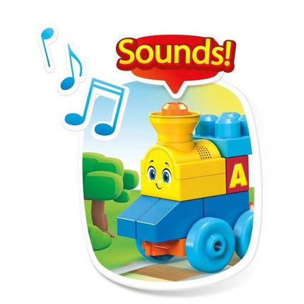 Mega Bloks First Builders vláček s písmenky