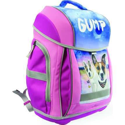 Školní batoh Gump růžový